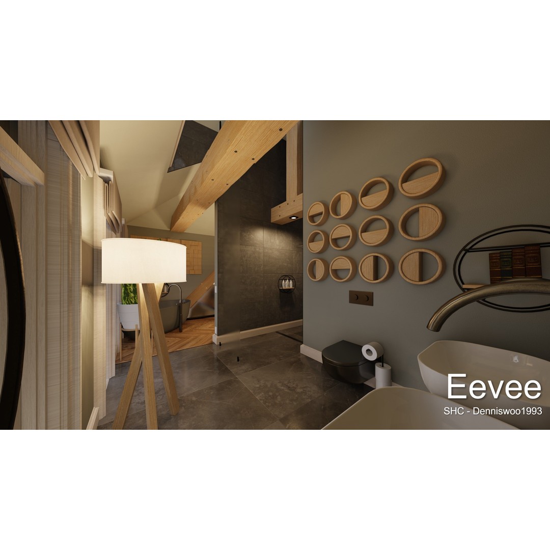 Large Mansion 3D Model – Classic Modern Villa with Animation, Blender - View 83
