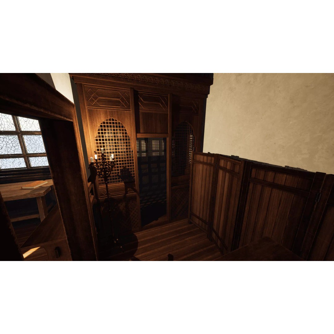 Cozy Gothic Church 3D Model – Low Poly Game-Ready Environment, FBX - View 12