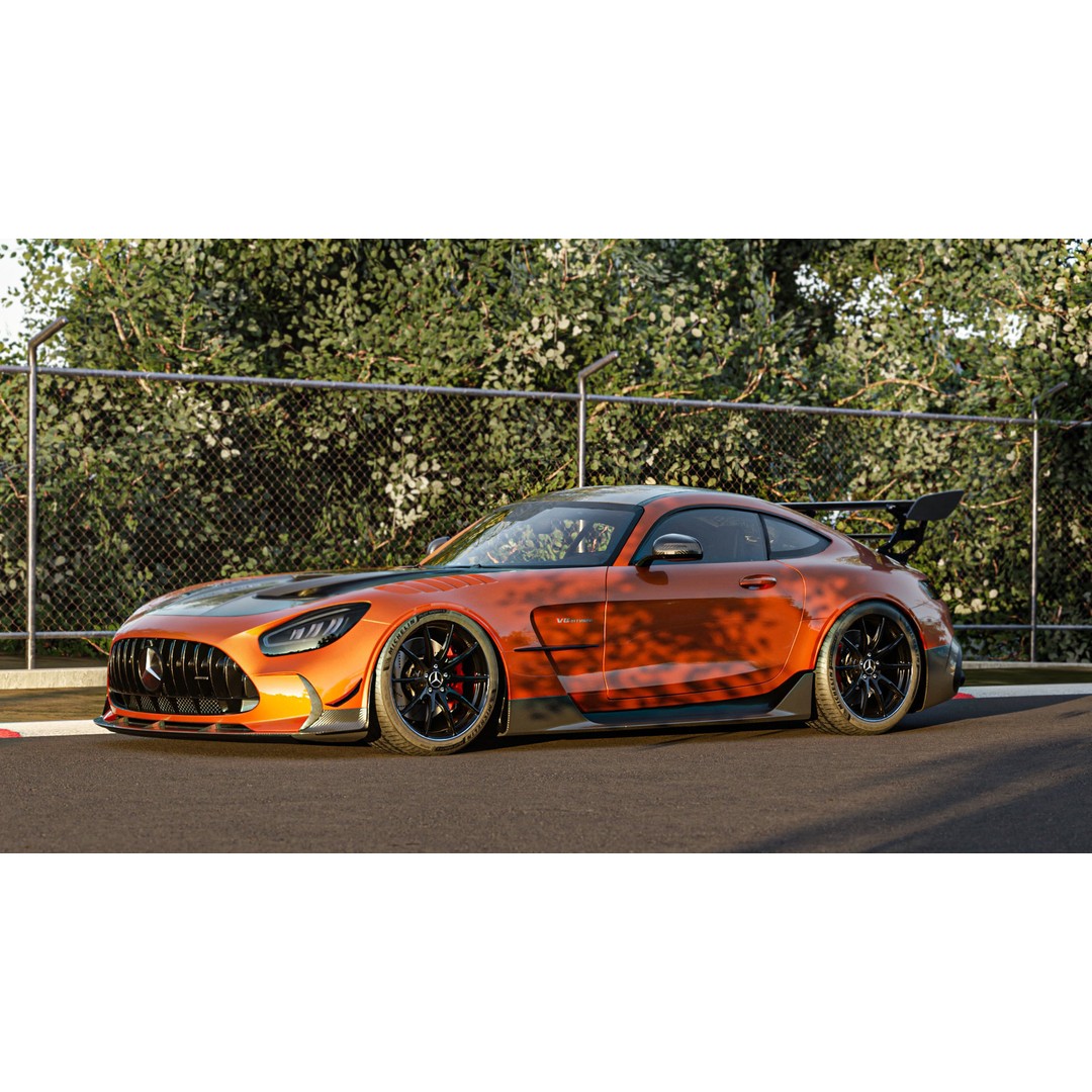 Realistic Race Track 3D Model – Low Poly PBR Asset for Blender - View 10
