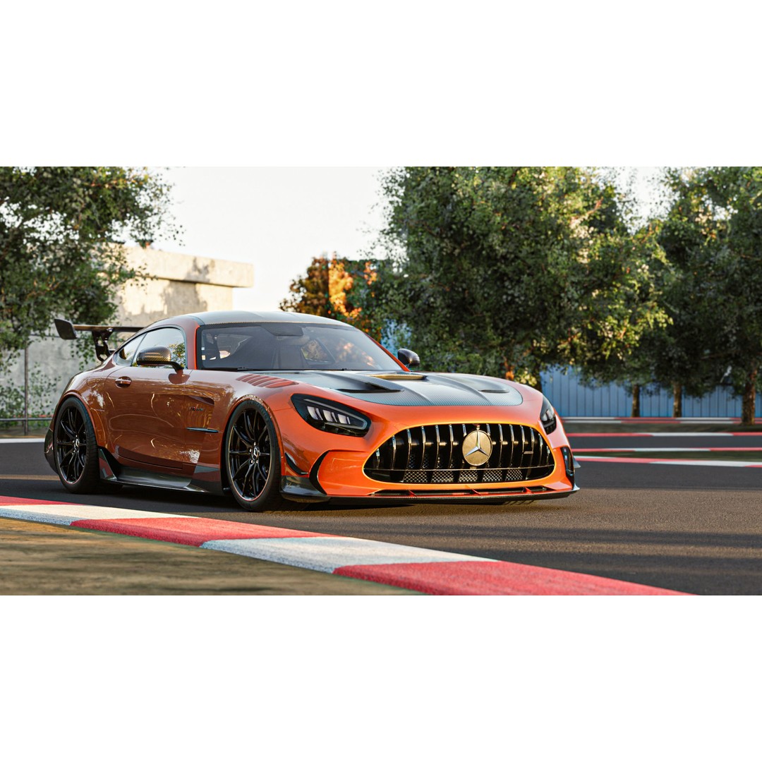 Realistic Race Track 3D Model – Low Poly PBR Asset for Blender - View 15