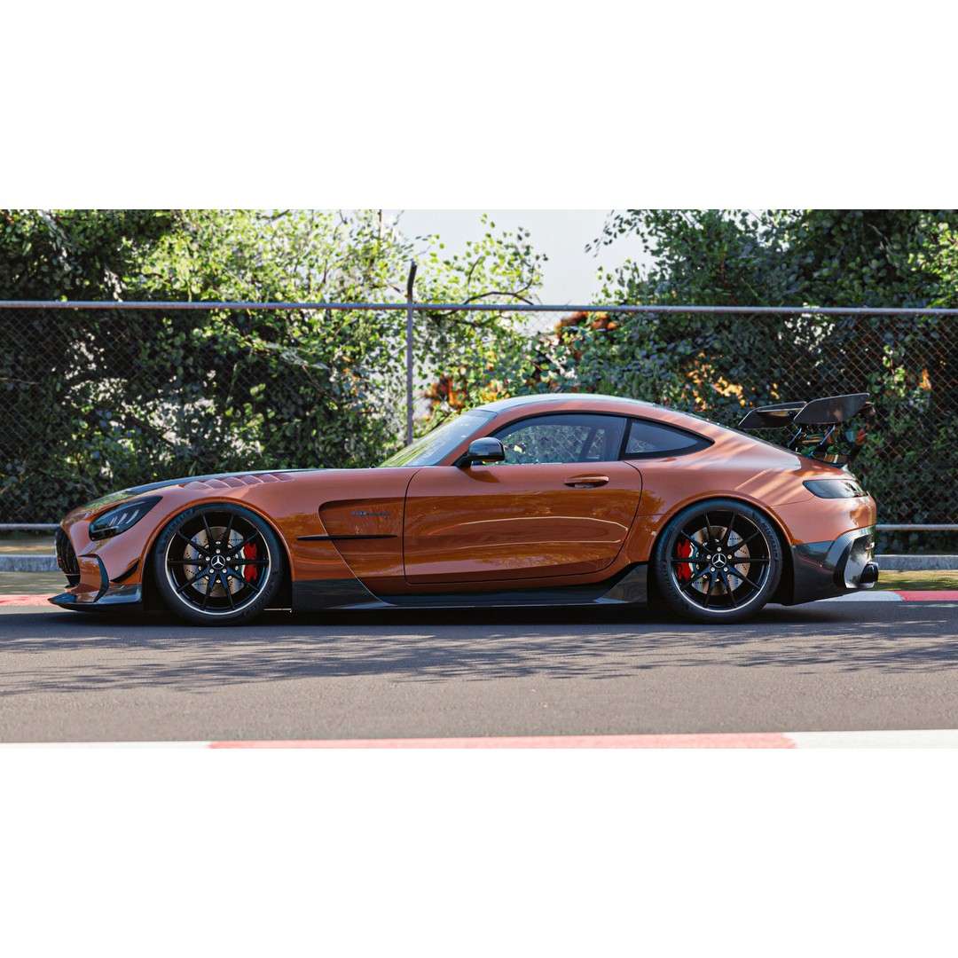 Realistic Race Track 3D Model – Low Poly PBR Asset for Blender - View 16