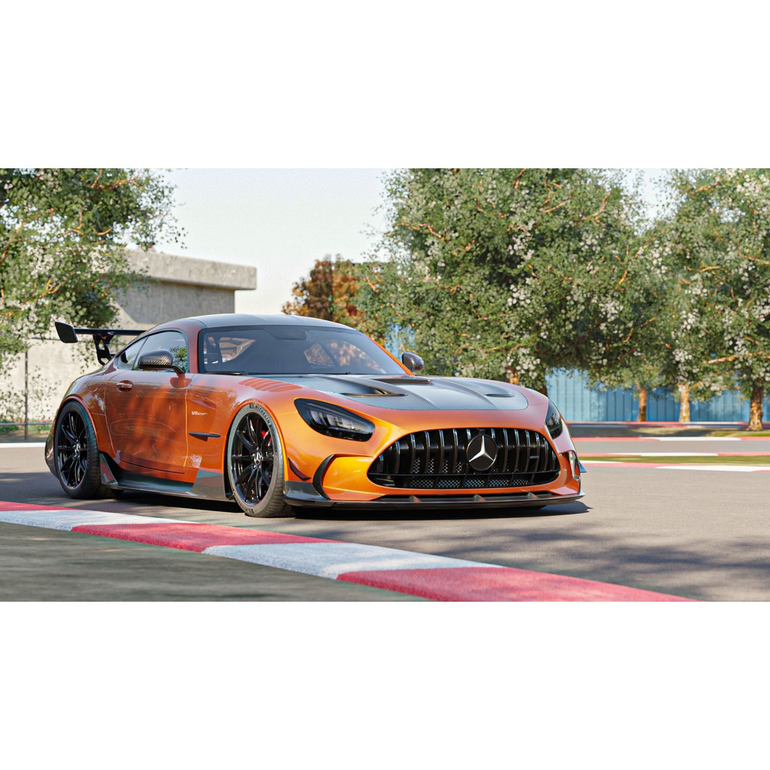 Realistic Race Track 3D Model – Low Poly PBR Asset for Blender - View 17