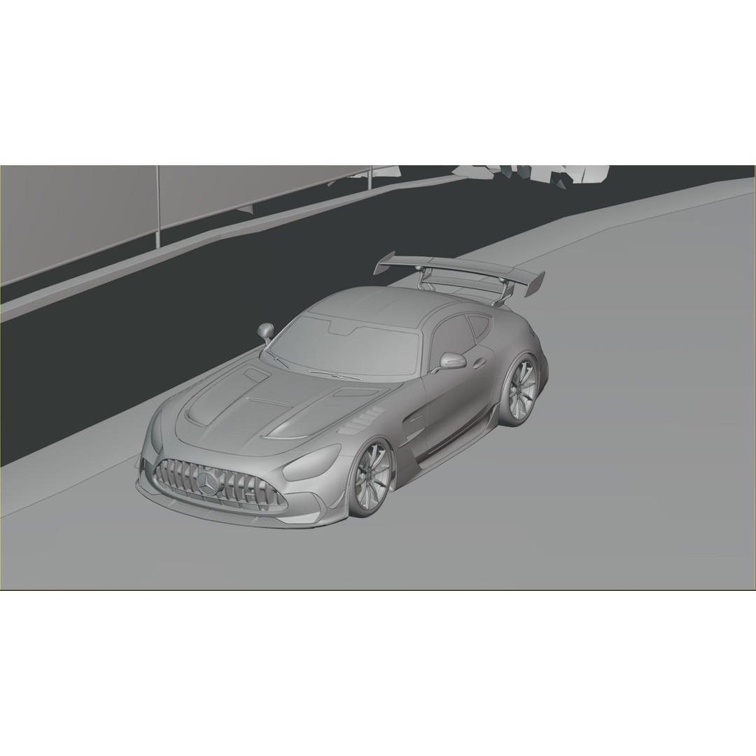 Realistic Race Track 3D Model – Low Poly PBR Asset for Blender - View 19