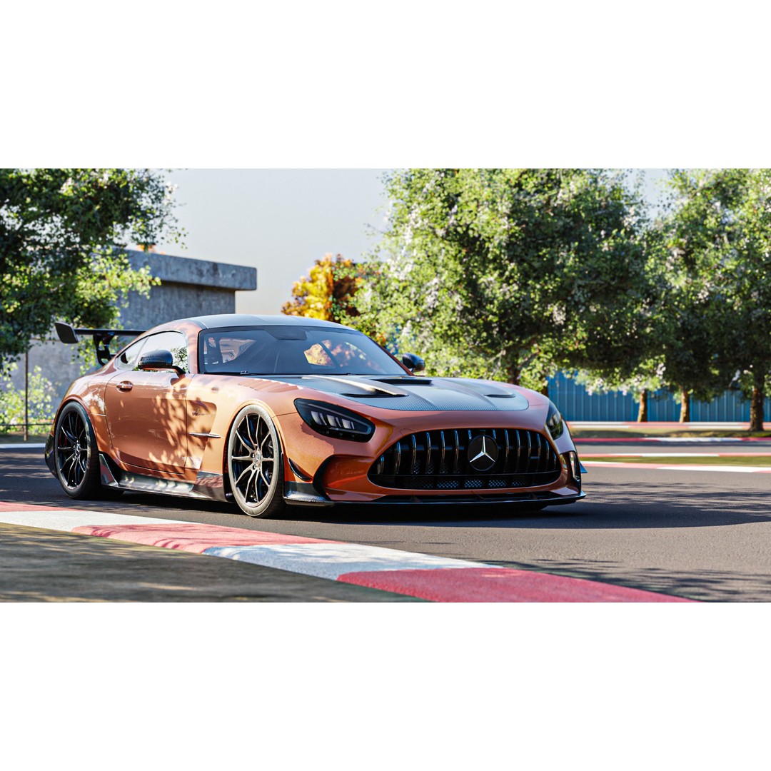Realistic Race Track 3D Model – Low Poly PBR Asset for Blender - View 22