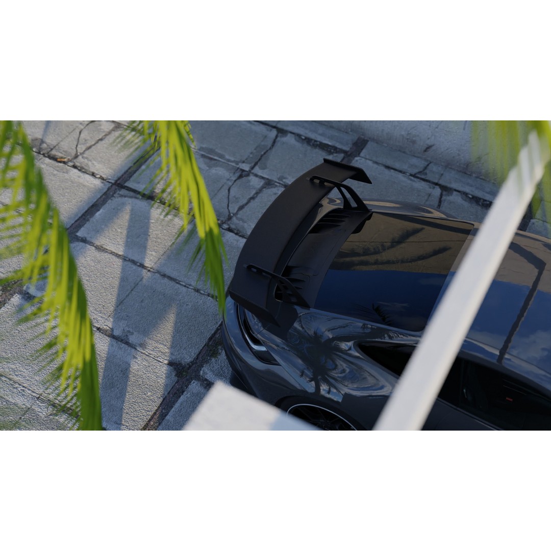 Automotive Render Scene 3D Model – Textured Blender Project, Game Ready - View 8