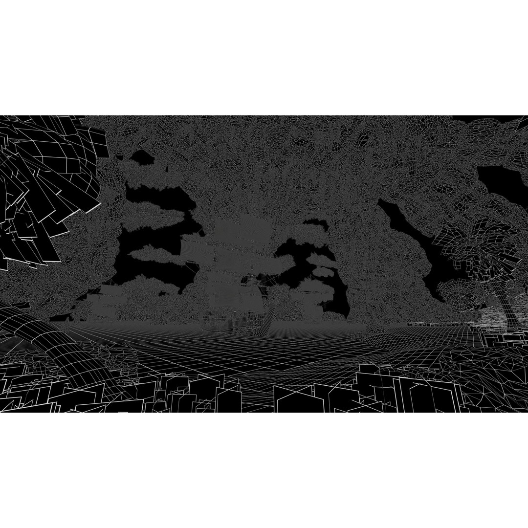 Pirate Island Scene 3D Model – High Poly Landscape, Blender, FBX, OBJ