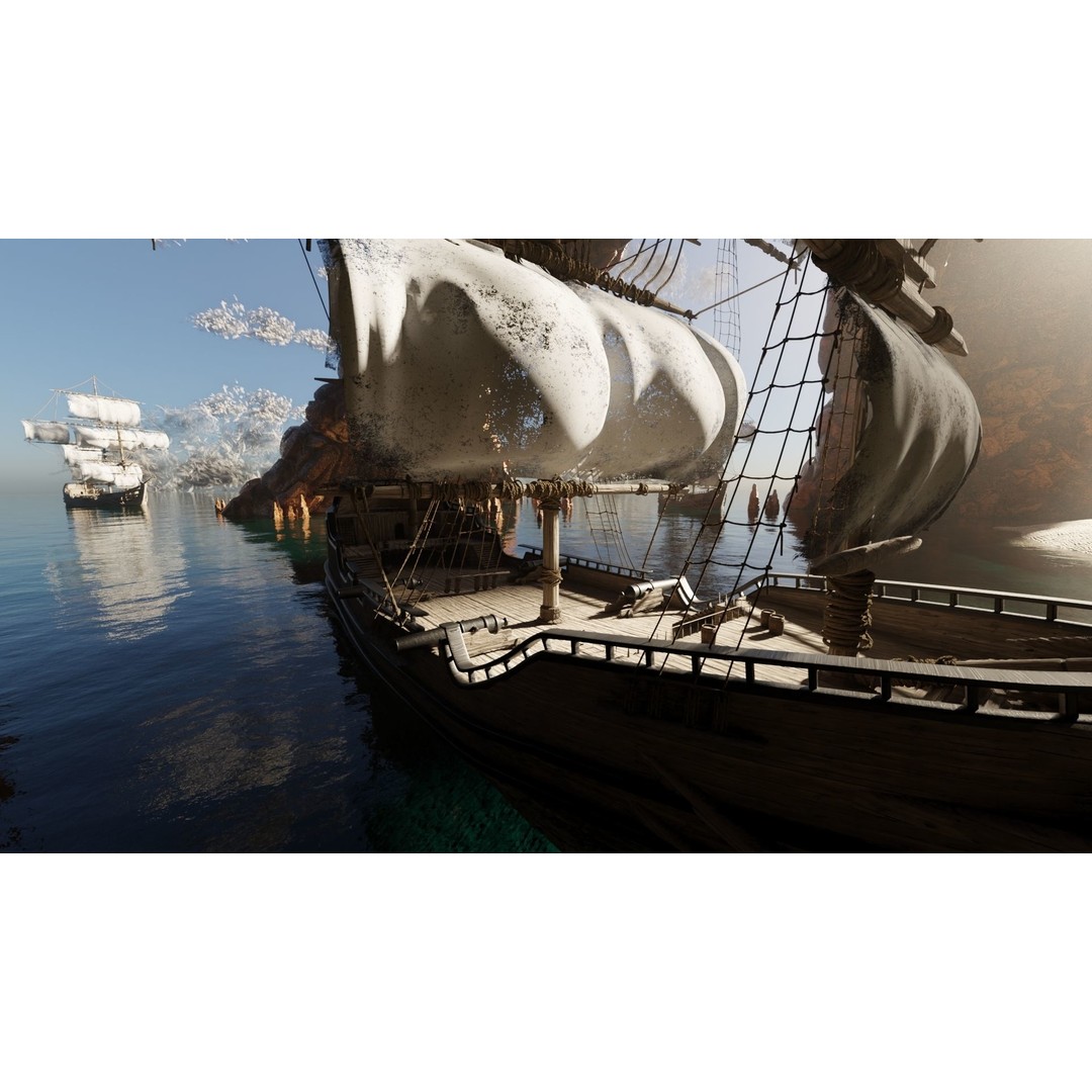 Pirate Island Scene 3D Model – High Poly Landscape, Blender, FBX, OBJ - View 5