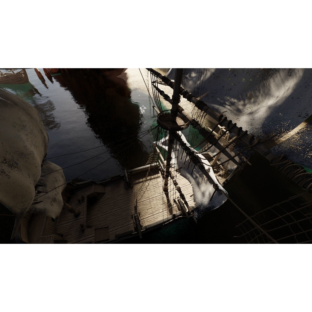 Pirate Island Scene 3D Model – High Poly Landscape, Blender, FBX, OBJ - View 9