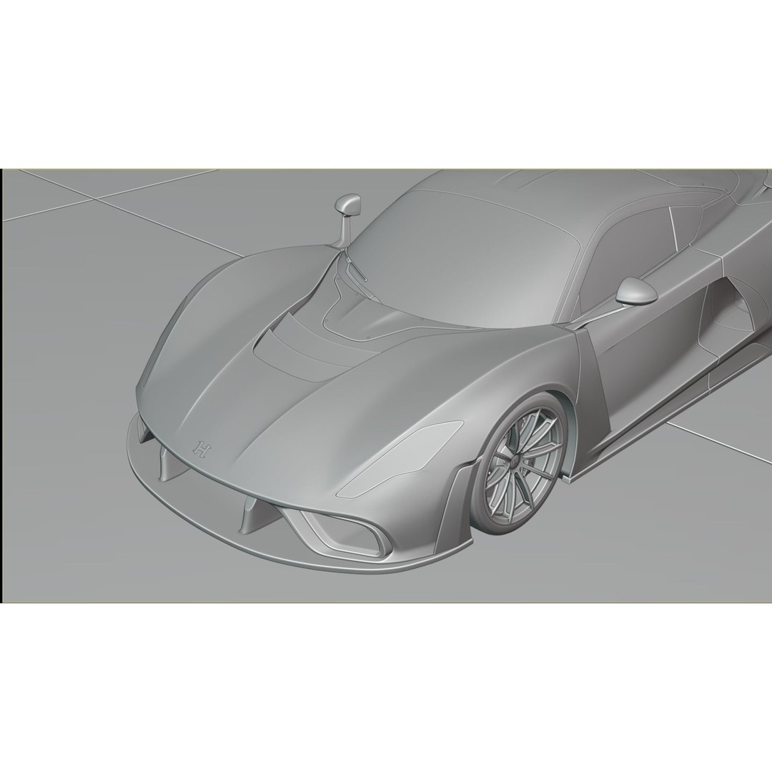 Realistic Parking Lot 3D Model – Low Poly Game Asset, Blender, FBX, OBJ - View 8