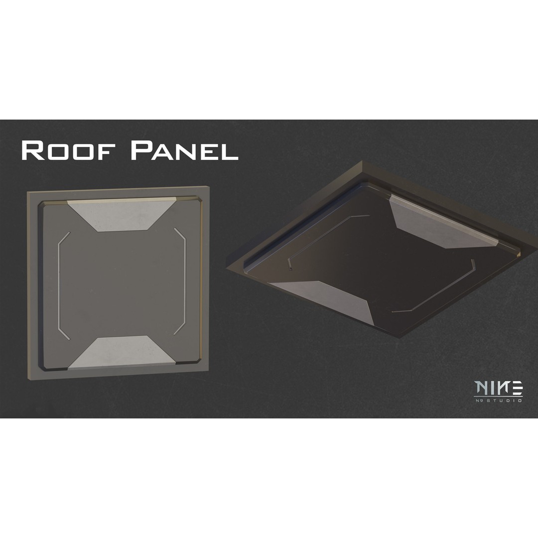Sci-fi Props Interior 3D Model – Modular Kitbash for Game Assets, FBX - View 14