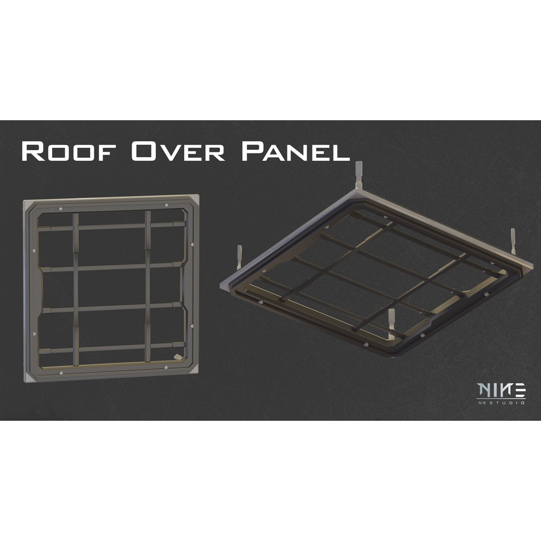 Sci-fi Props Interior 3D Model – Modular Kitbash for Game Assets, FBX - View 16