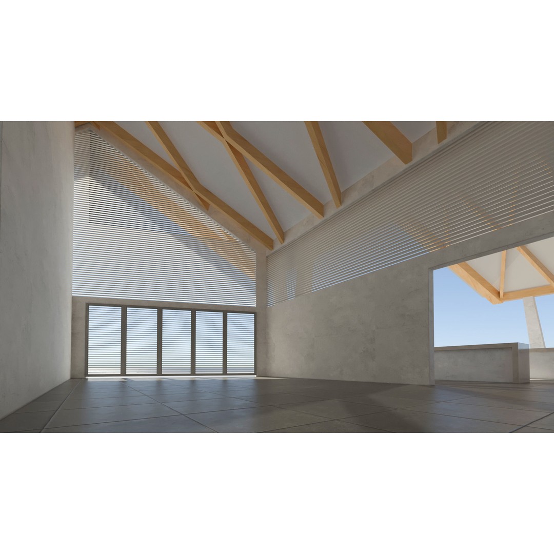 Open Public Marketplace 3D Model – Low Poly PBR Game Asset, Redshift - View 12