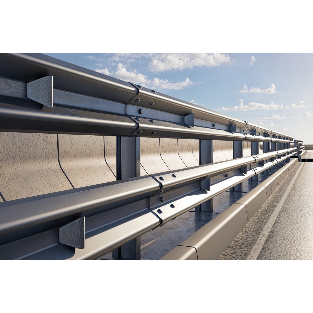 Highway Interchange 3D Model – Optimized PBR Asset, FBX, OBJ