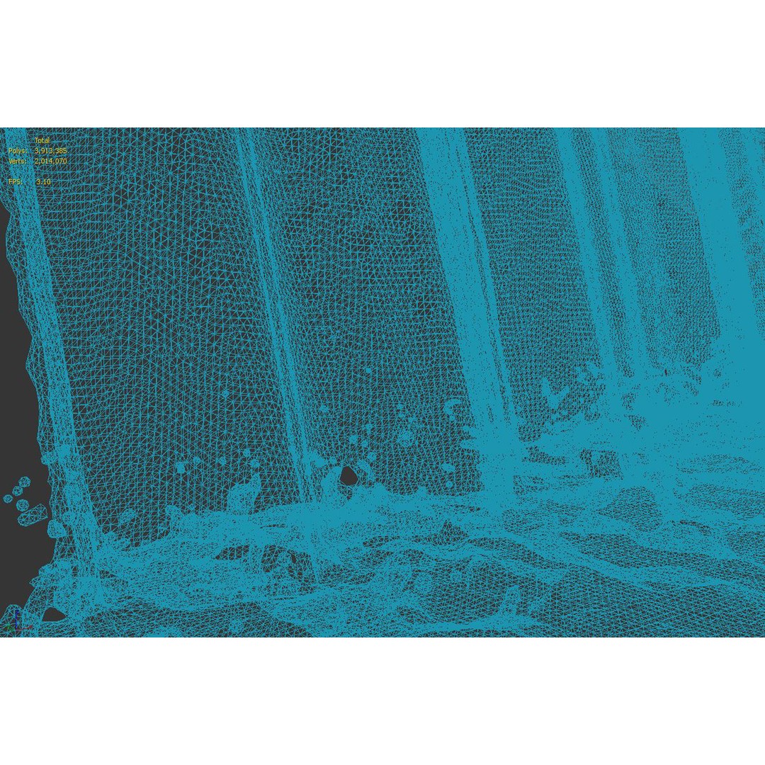 Waterfall Fountains 3D Model – Modern Landscape, Outdoor Features, FBX, OBJ - View 9