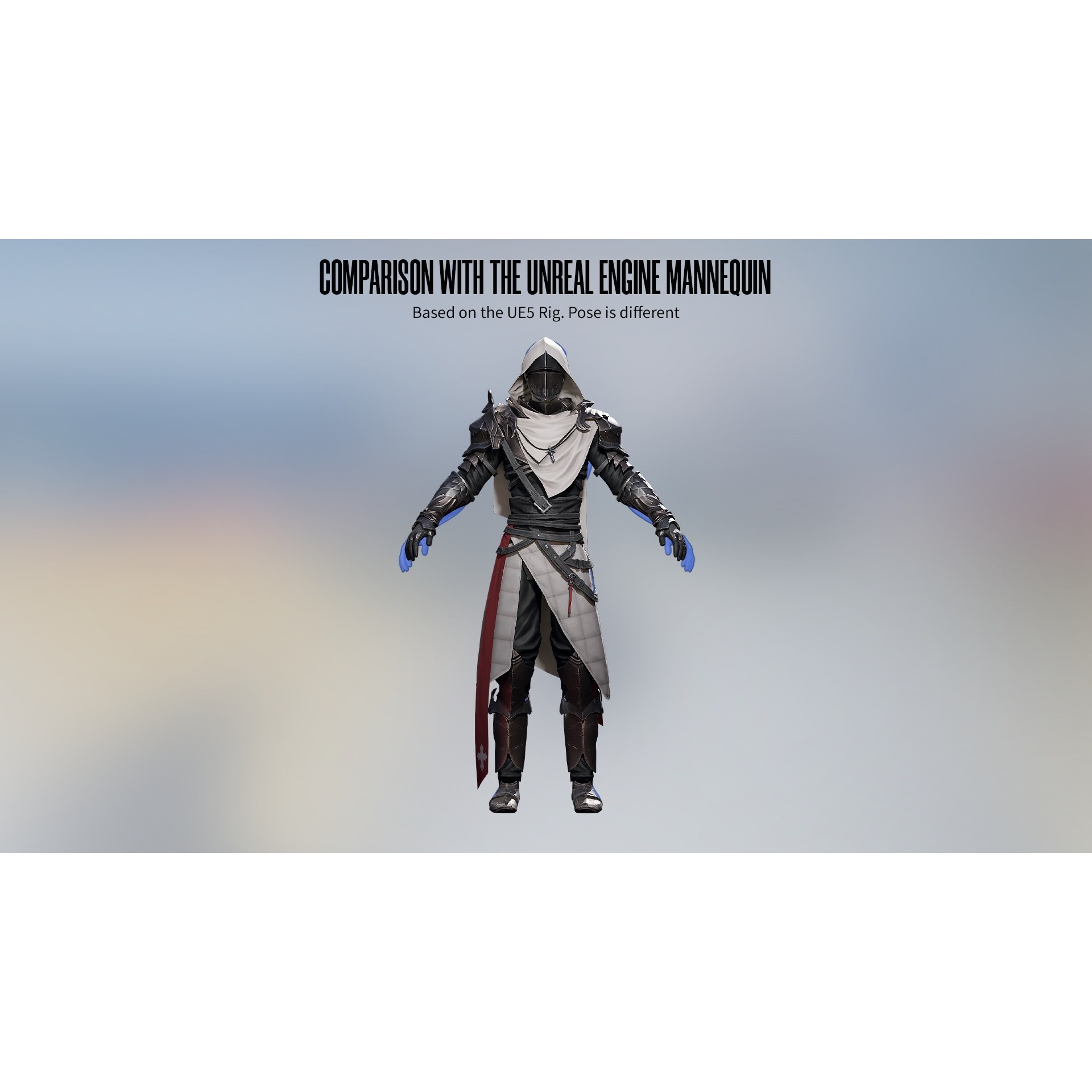 Inquisitor - Low-Poly Game-Ready 3D Model - View 14