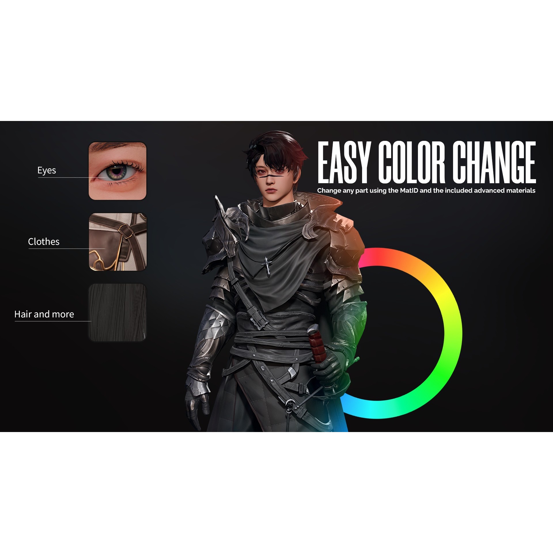 Inquisitor - Low-Poly Game-Ready 3D Model - View 5