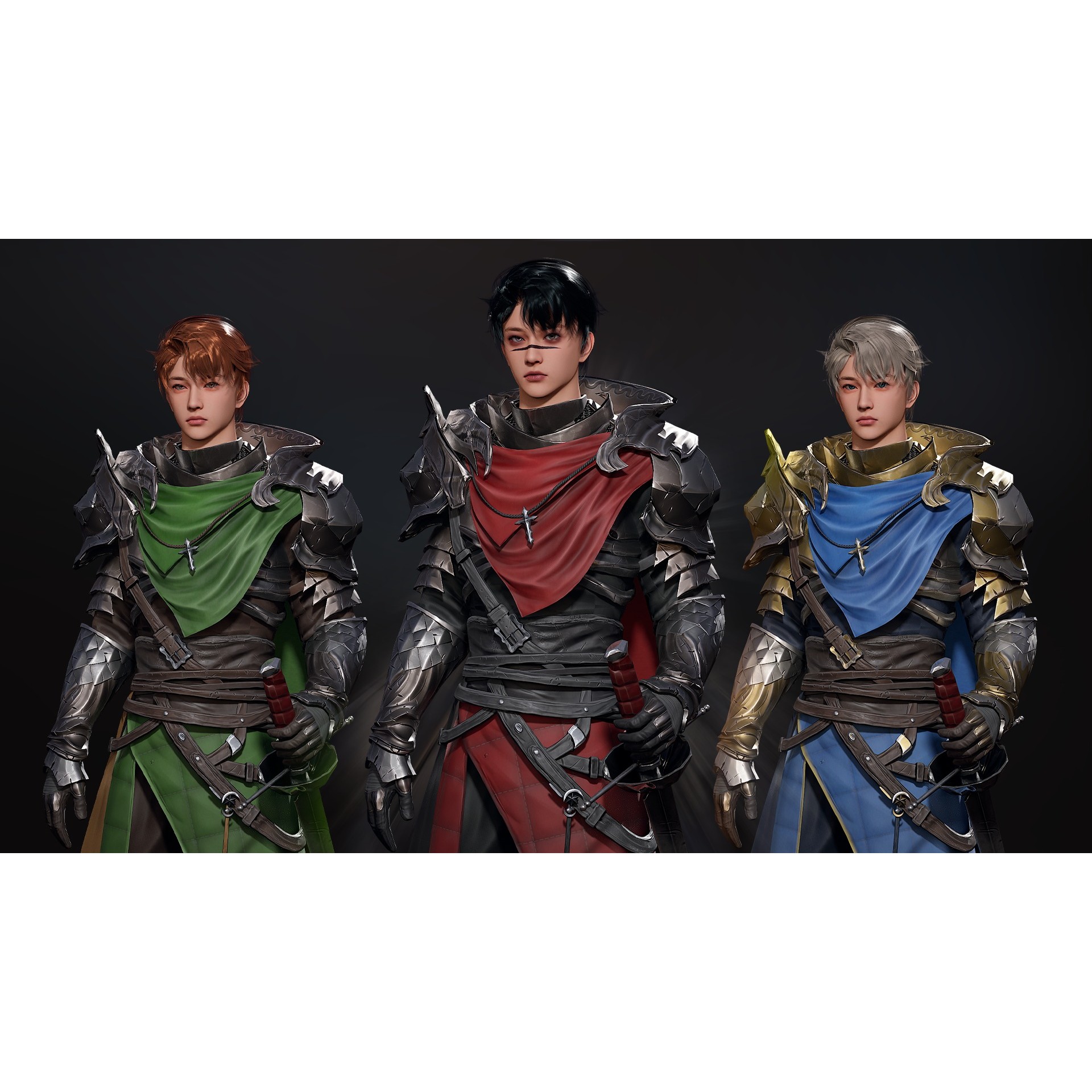 Inquisitor - Low-Poly Game-Ready 3D Model - View 6