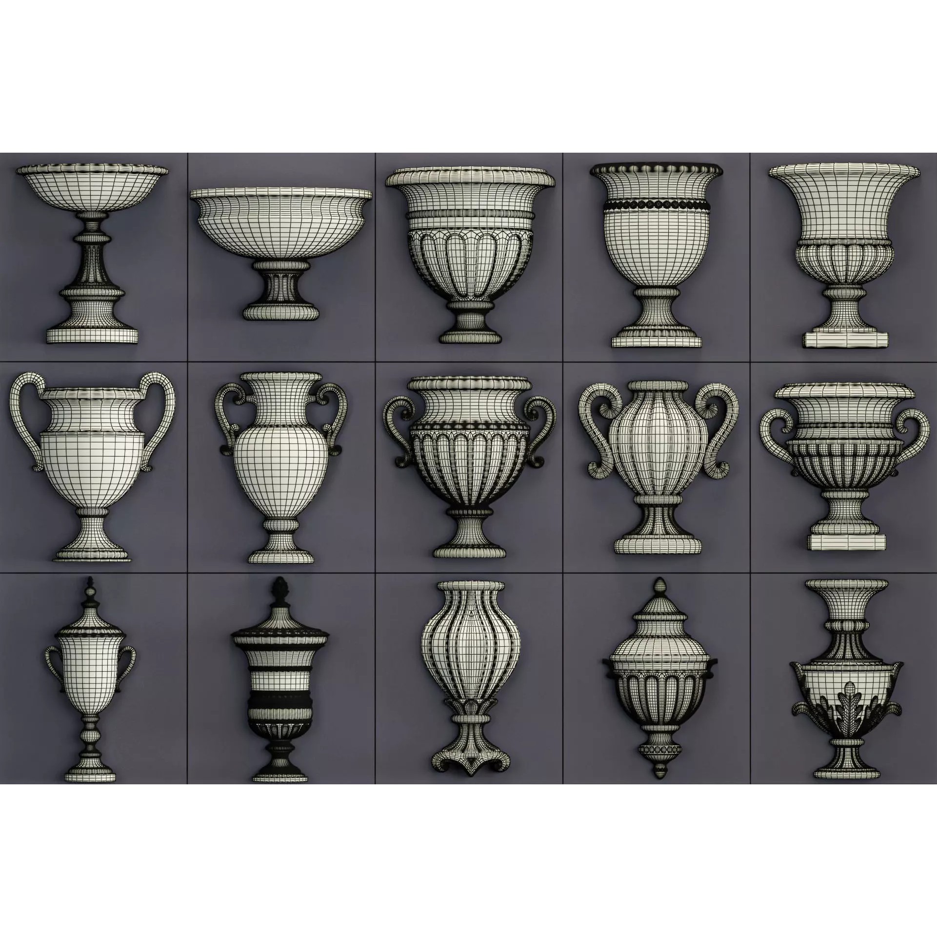 175 Architectural Kitbash - High-Quality 3D Model