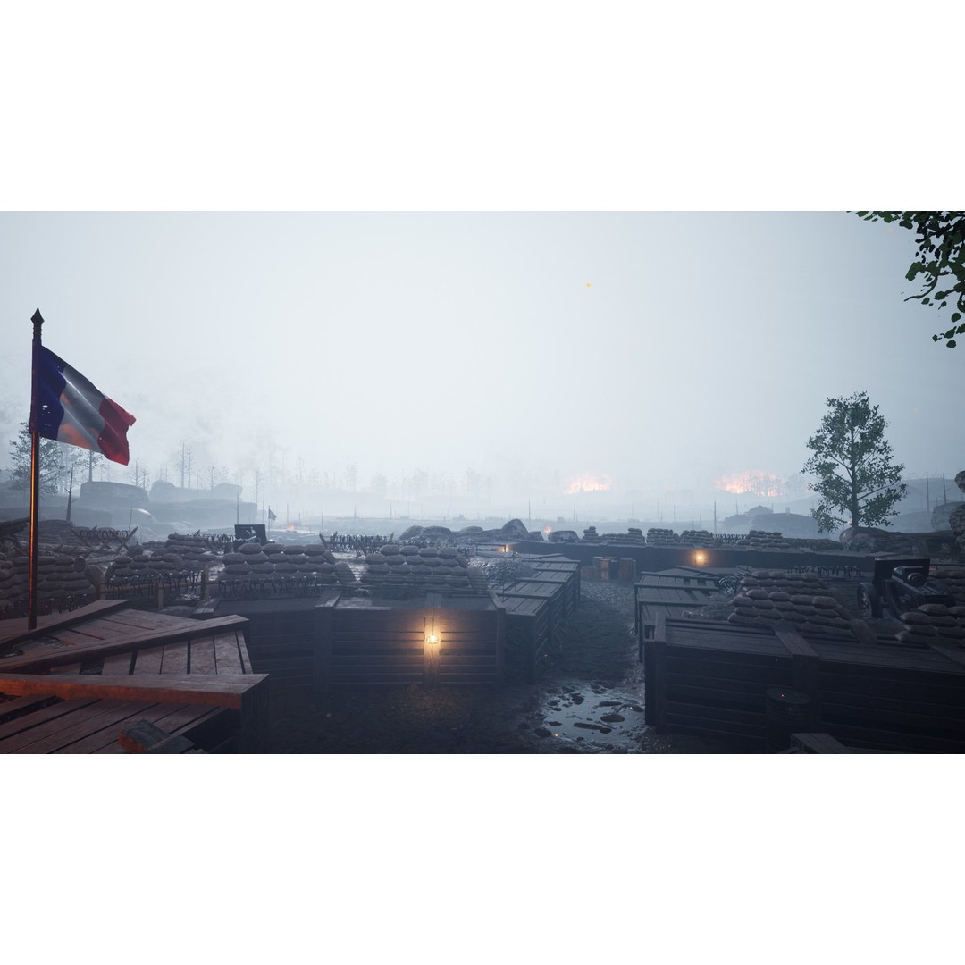 World War Battlefield 3D Model – Low Poly Game Asset, Unreal Engine, FBX - View 15