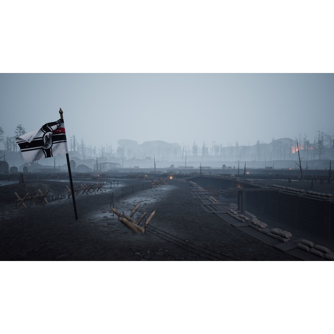 World War Battlefield 3D Model – Low Poly Game Asset, Unreal Engine, FBX - View 17