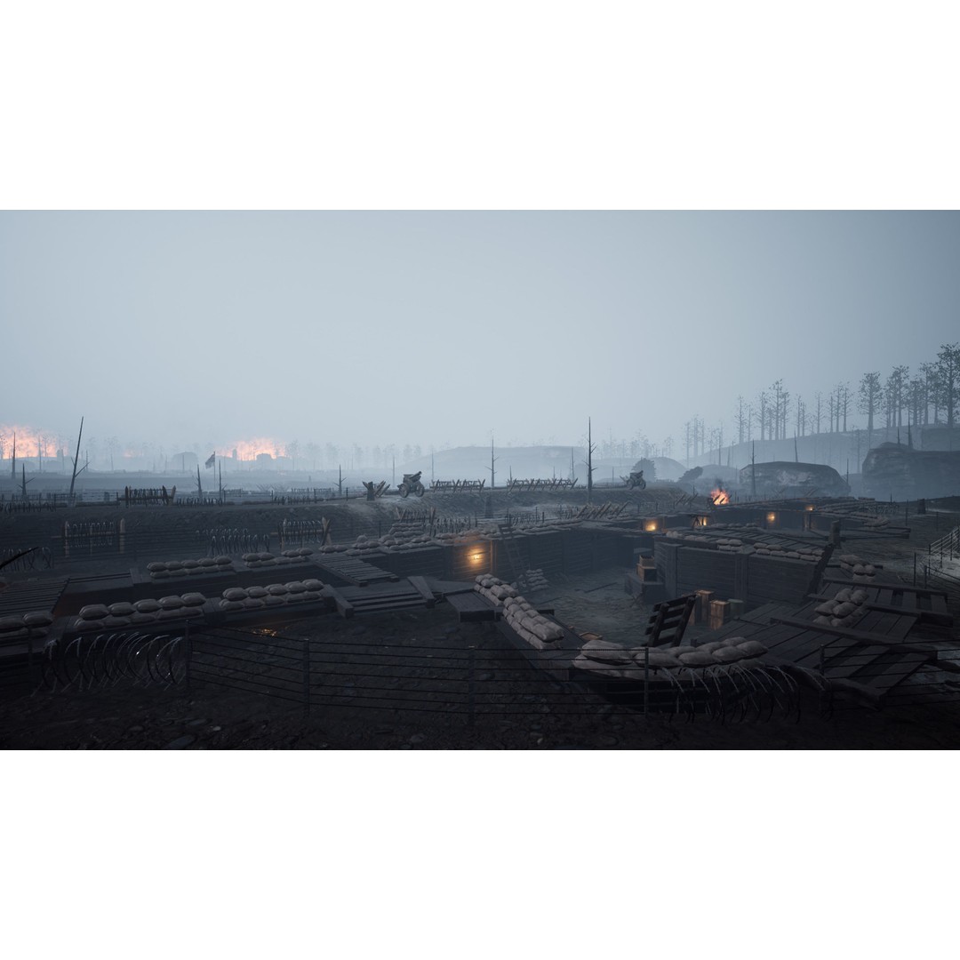 World War Battlefield 3D Model – Low Poly Game Asset, Unreal Engine, FBX - View 18