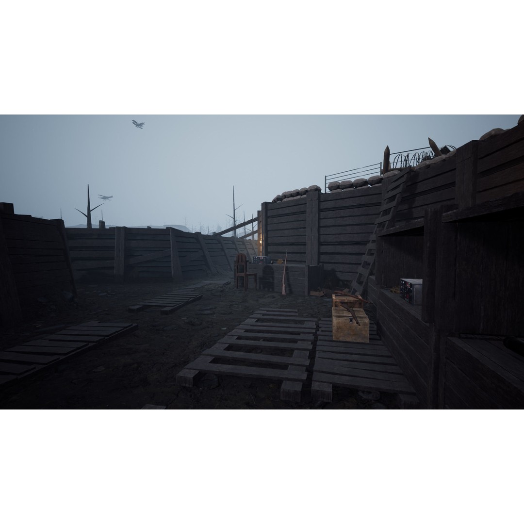 World War Battlefield 3D Model – Low Poly Game Asset, Unreal Engine, FBX - View 19