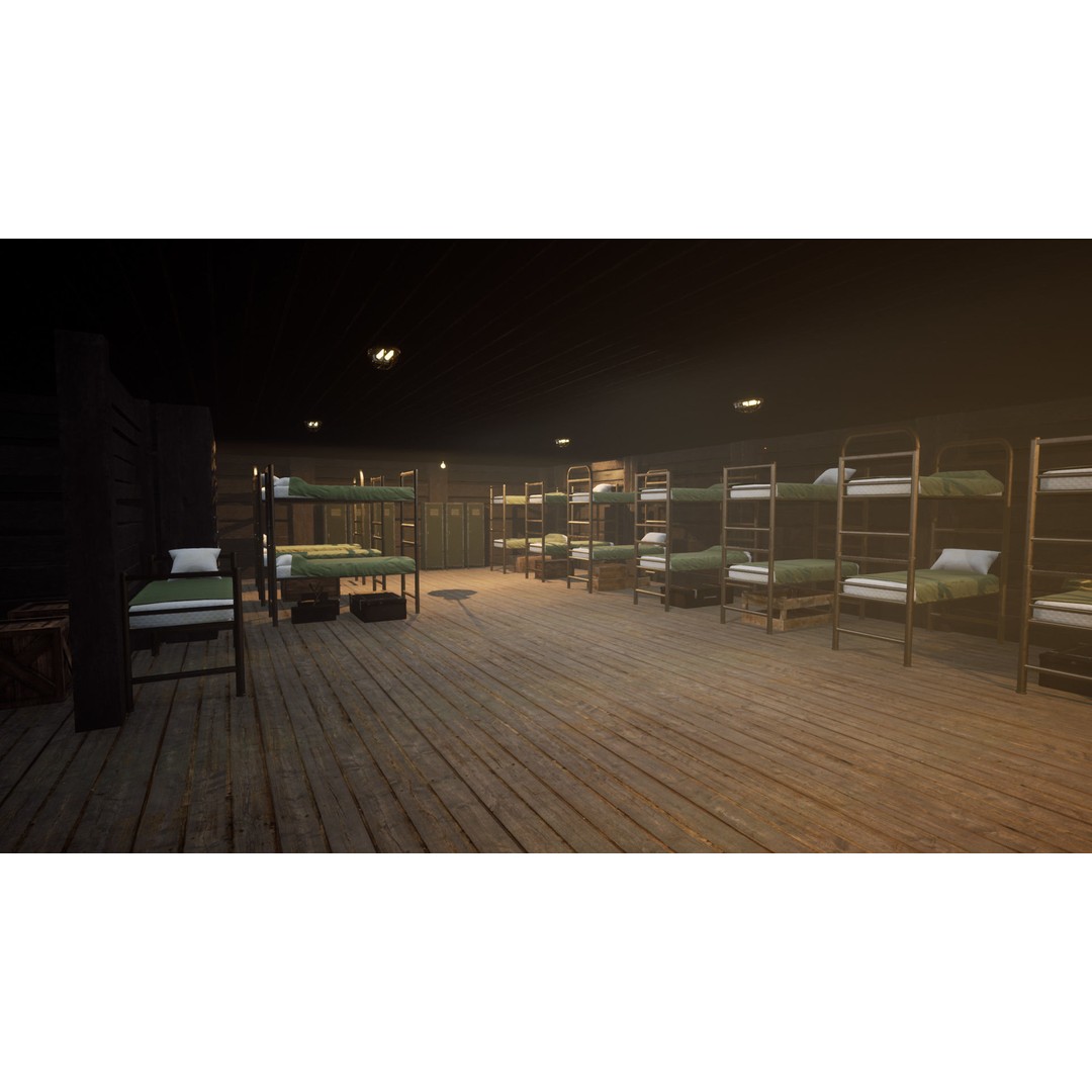 World War Battlefield 3D Model – Low Poly Game Asset, Unreal Engine, FBX - View 9