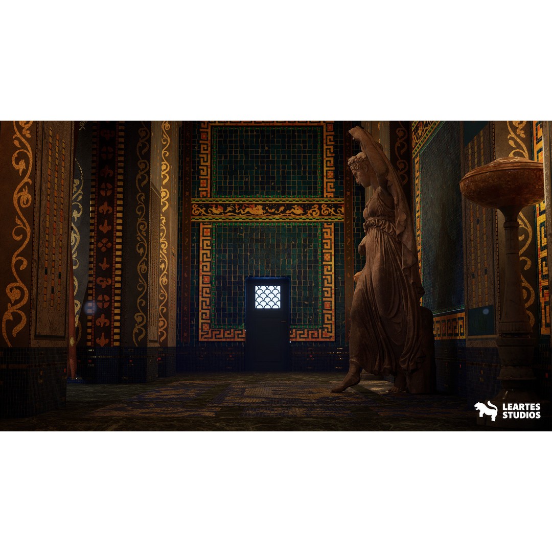 Roman Swimming Pool 3D Model – Low Poly Game Ready Asset, FBX - View 3