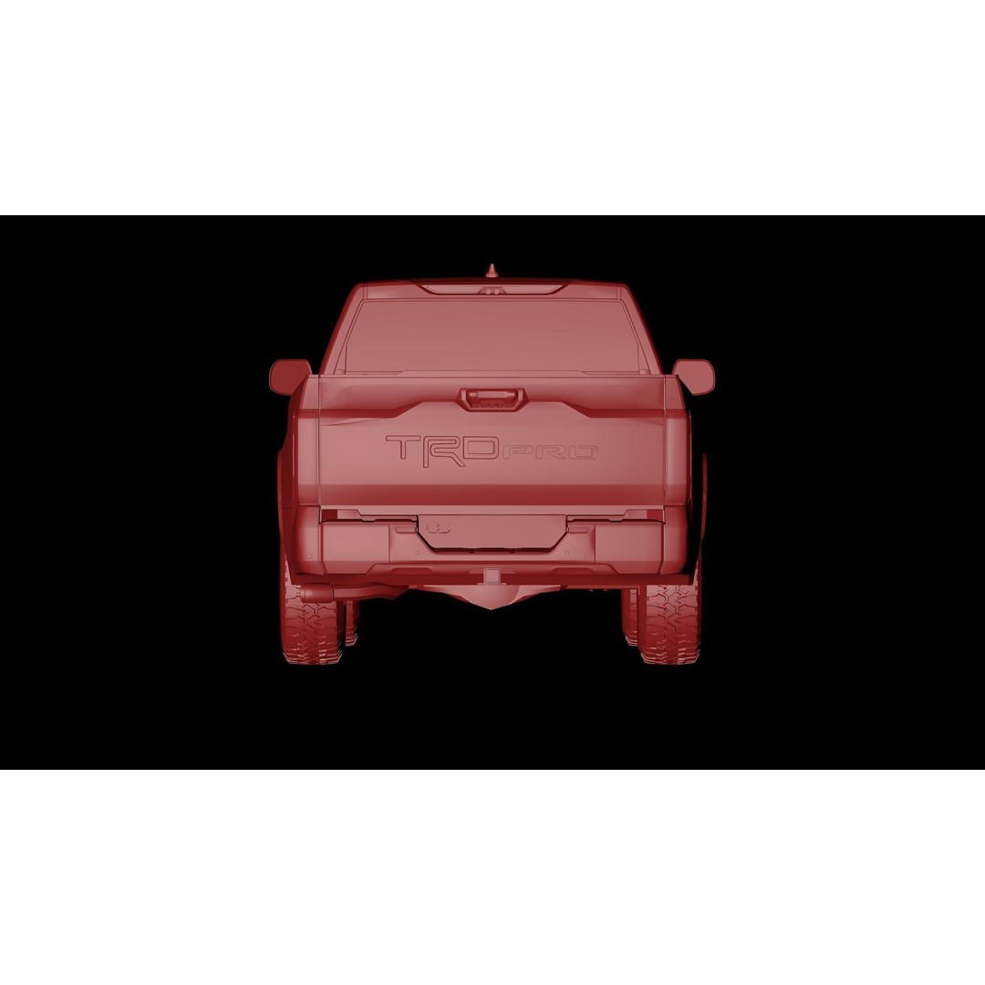 2022 Toyota Tundra 3D Model – Low Poly SUV Asset, FBX, OBJ - View 18