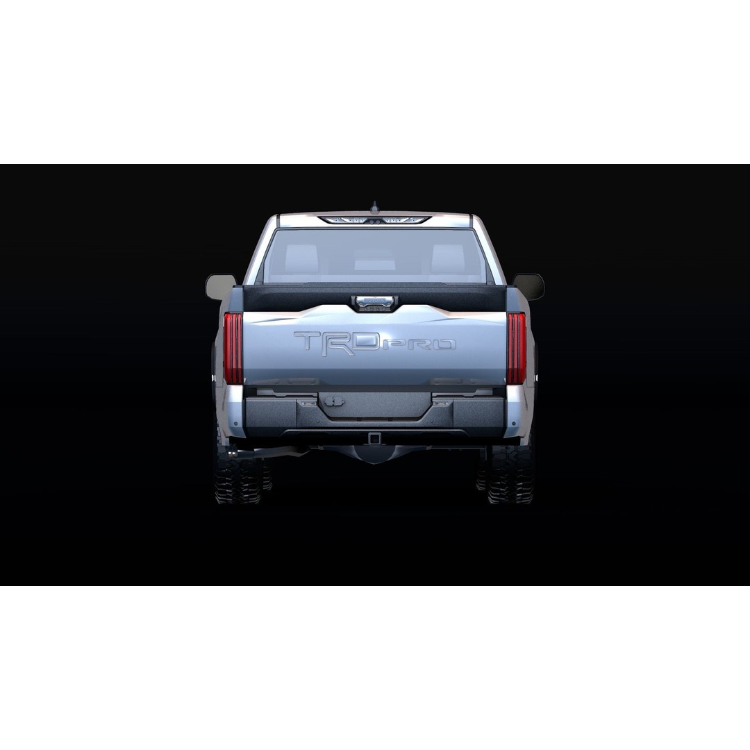 2022 Toyota Tundra 3D Model – Low Poly SUV Asset, FBX, OBJ - View 8
