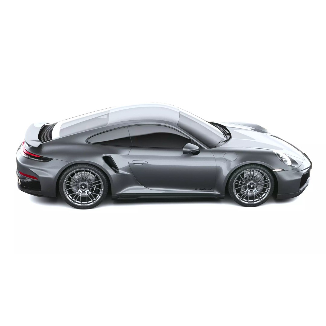 Porsche 911 Turbo S Coupe 2026 3D Model – High Poly Game Asset, FBX, OBJ - View 13