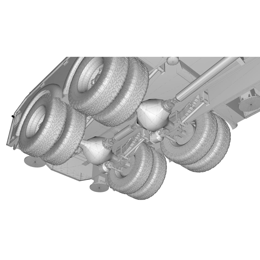 Vintage COE Tandem Axle Wrecker Truck 3D Model – Classic Design, Blender, Game-Ready - View 27