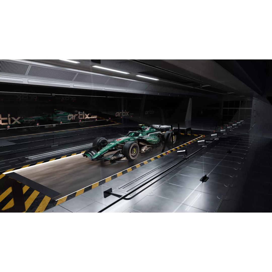 F1 Wind Tunnel 3D Model – Professional Studio Scene, Blender - View 18