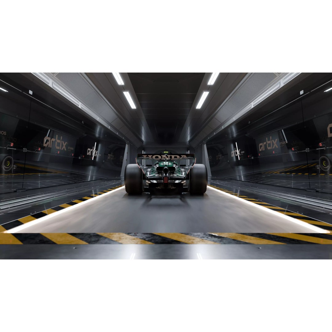 F1 Wind Tunnel 3D Model – Professional Studio Scene, Blender - View 20