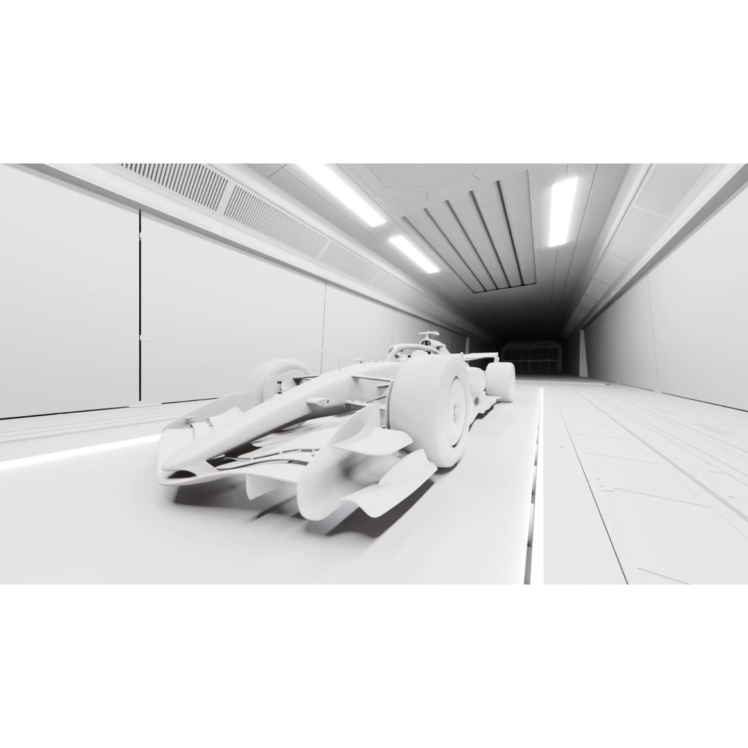 F1 Wind Tunnel 3D Model – Professional Studio Scene, Blender - View 25