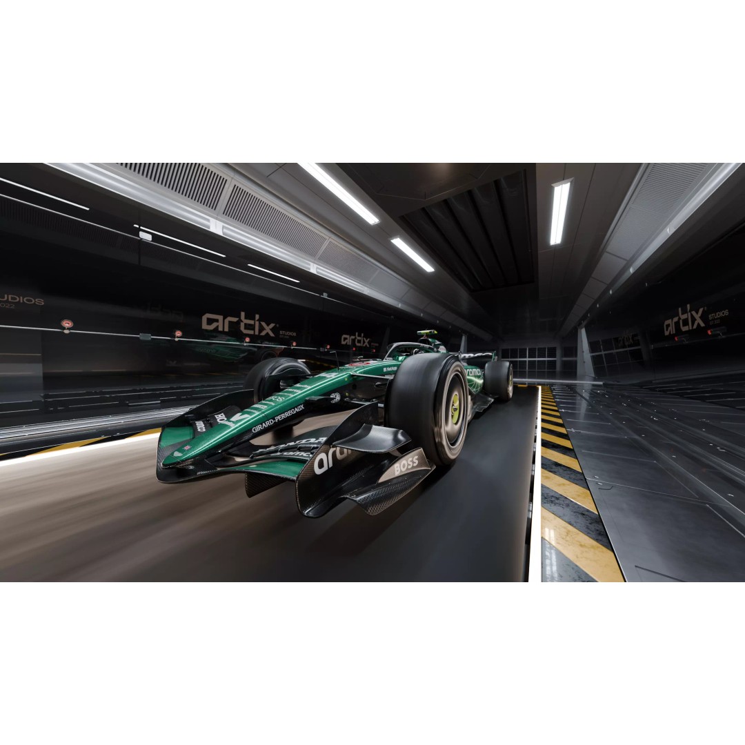 F1 Wind Tunnel 3D Model – Professional Studio Scene, Blender - View 3