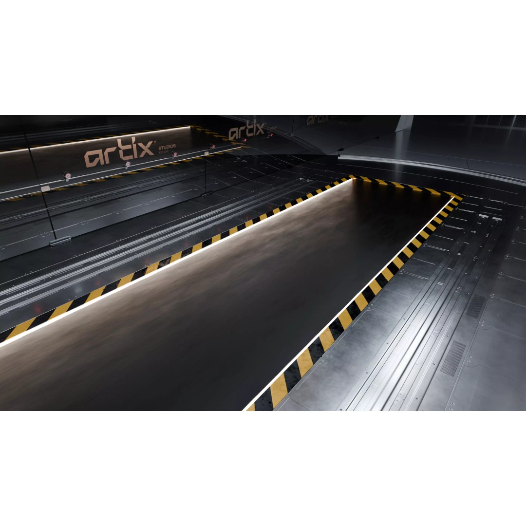 F1 Wind Tunnel 3D Model – Professional Studio Scene, Blender - View 6