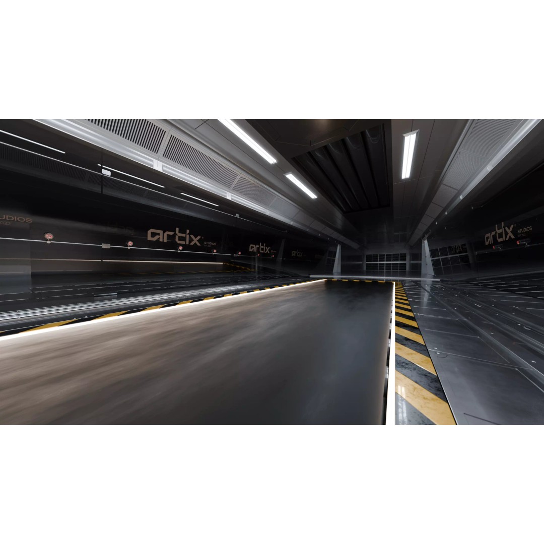 F1 Wind Tunnel 3D Model – Professional Studio Scene, Blender - View 8