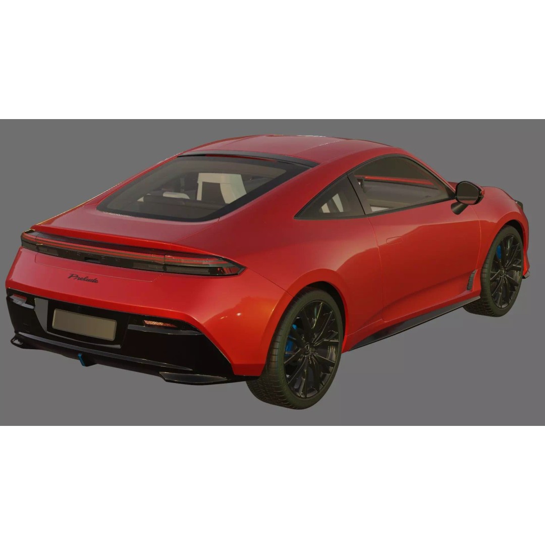 Honda Prelude 2026 3D Model – Detailed Interior & Exterior, FBX/OBJ - View 23