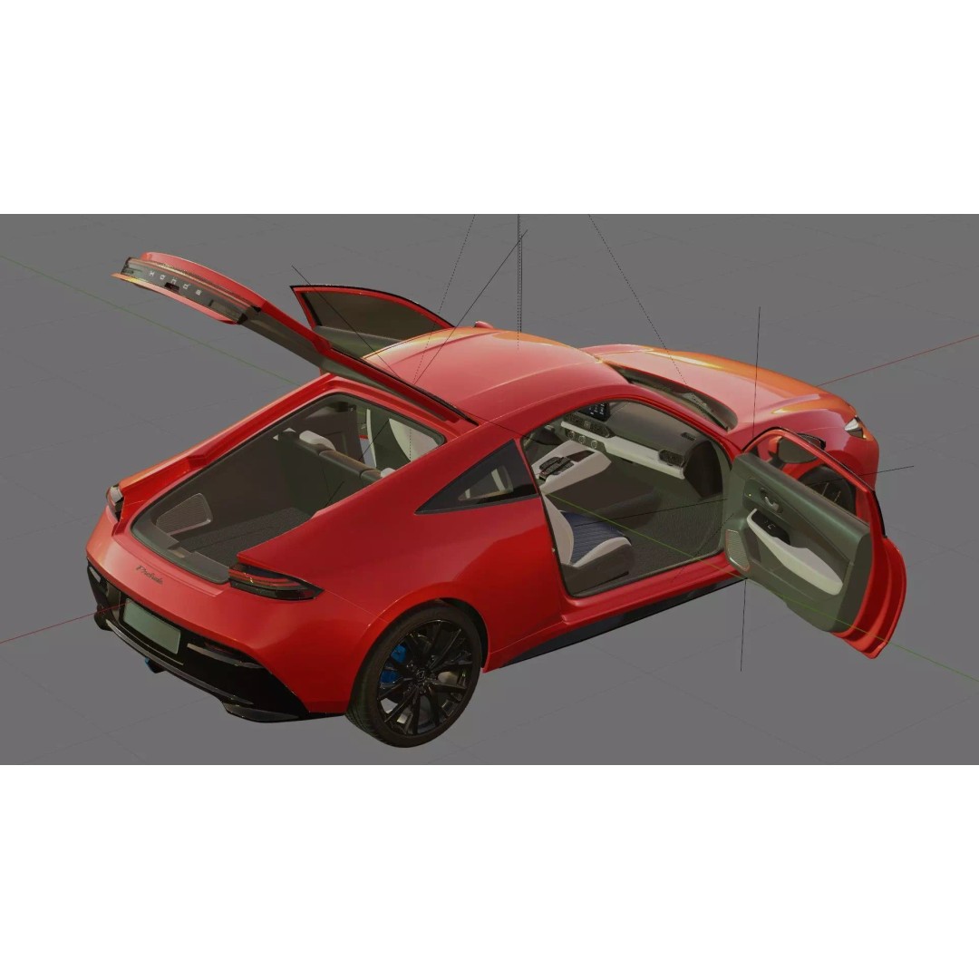 Honda Prelude 2026 3D Model – Detailed Interior & Exterior, FBX/OBJ - View 32
