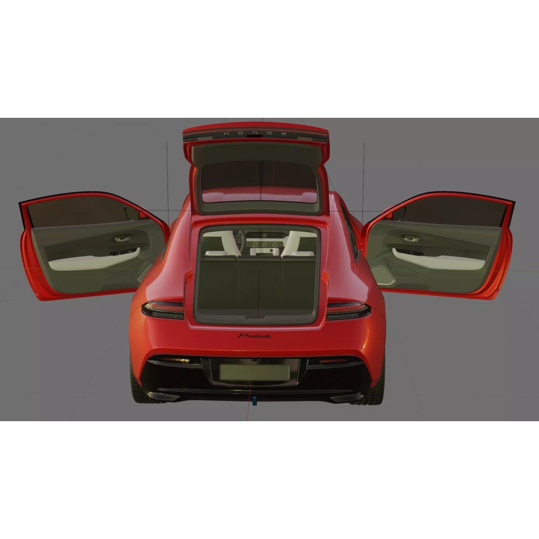 Honda Prelude 2026 3D Model – Detailed Interior & Exterior, FBX/OBJ - View 33