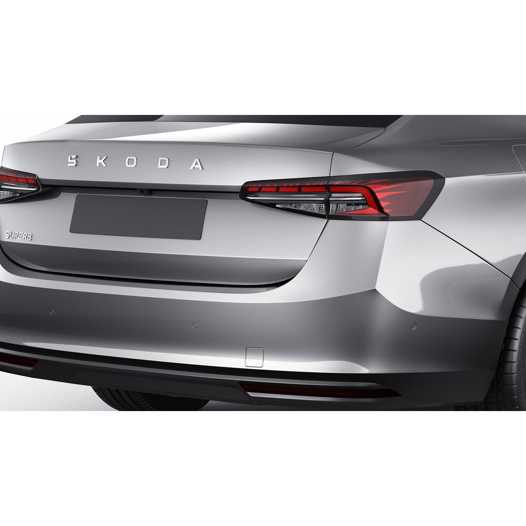 Skoda Superb 2024 3D Model – Detailed Sedan, Multiple Formats - View 11