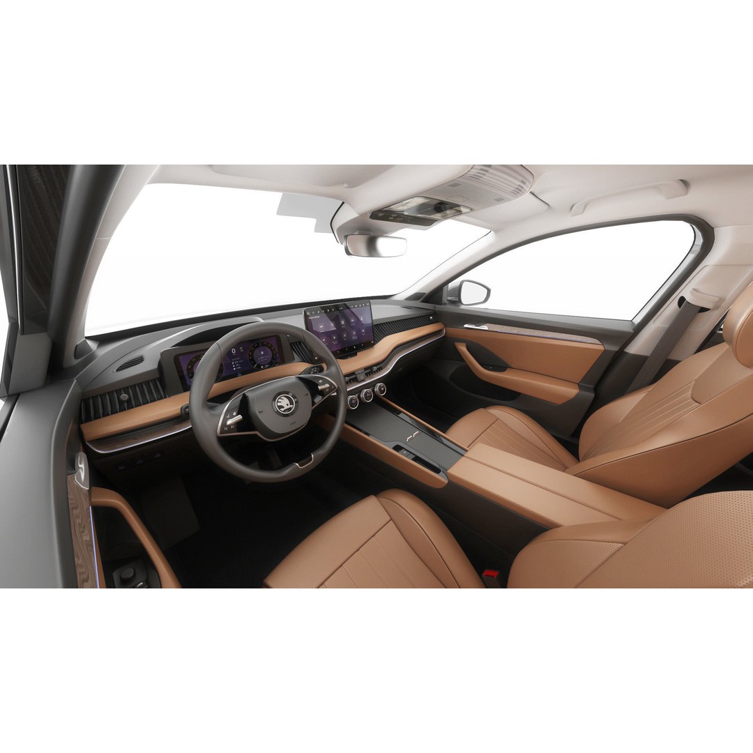 Skoda Superb 2024 3D Model – Detailed Sedan, Multiple Formats - View 22