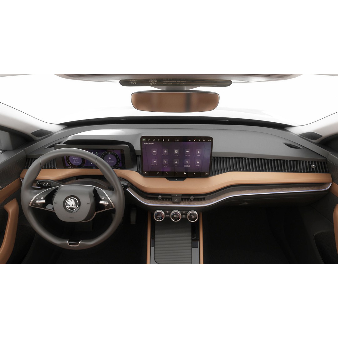 Skoda Superb 2024 3D Model – Detailed Sedan, Multiple Formats - View 24