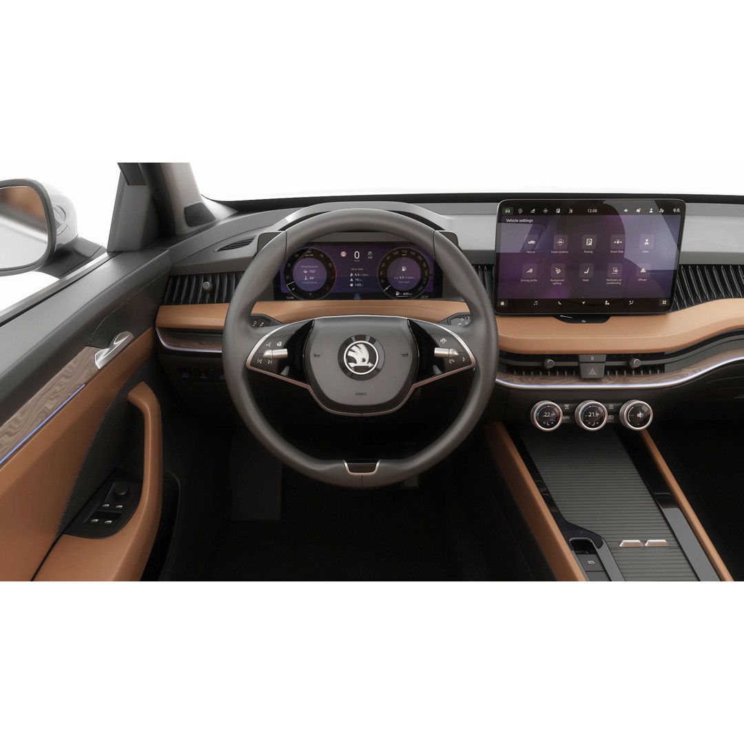 Skoda Superb 2024 3D Model – Detailed Sedan, Multiple Formats - View 28