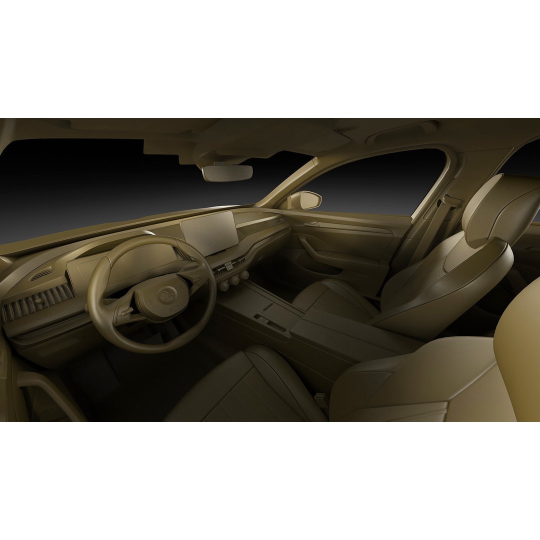 Skoda Superb 2024 3D Model – Detailed Sedan, Multiple Formats - View 35