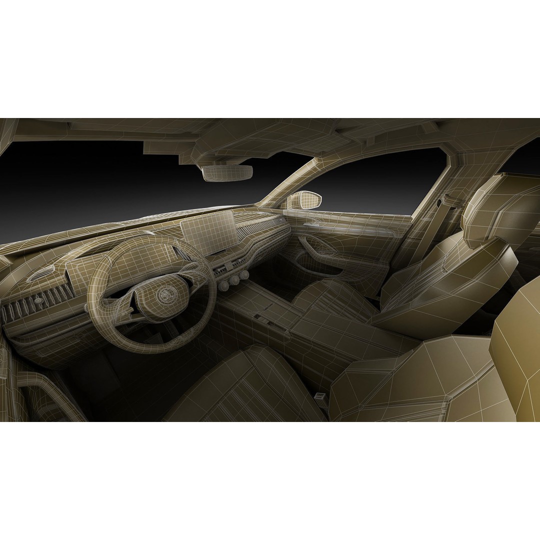 Skoda Superb 2024 3D Model – Detailed Sedan, Multiple Formats - View 39