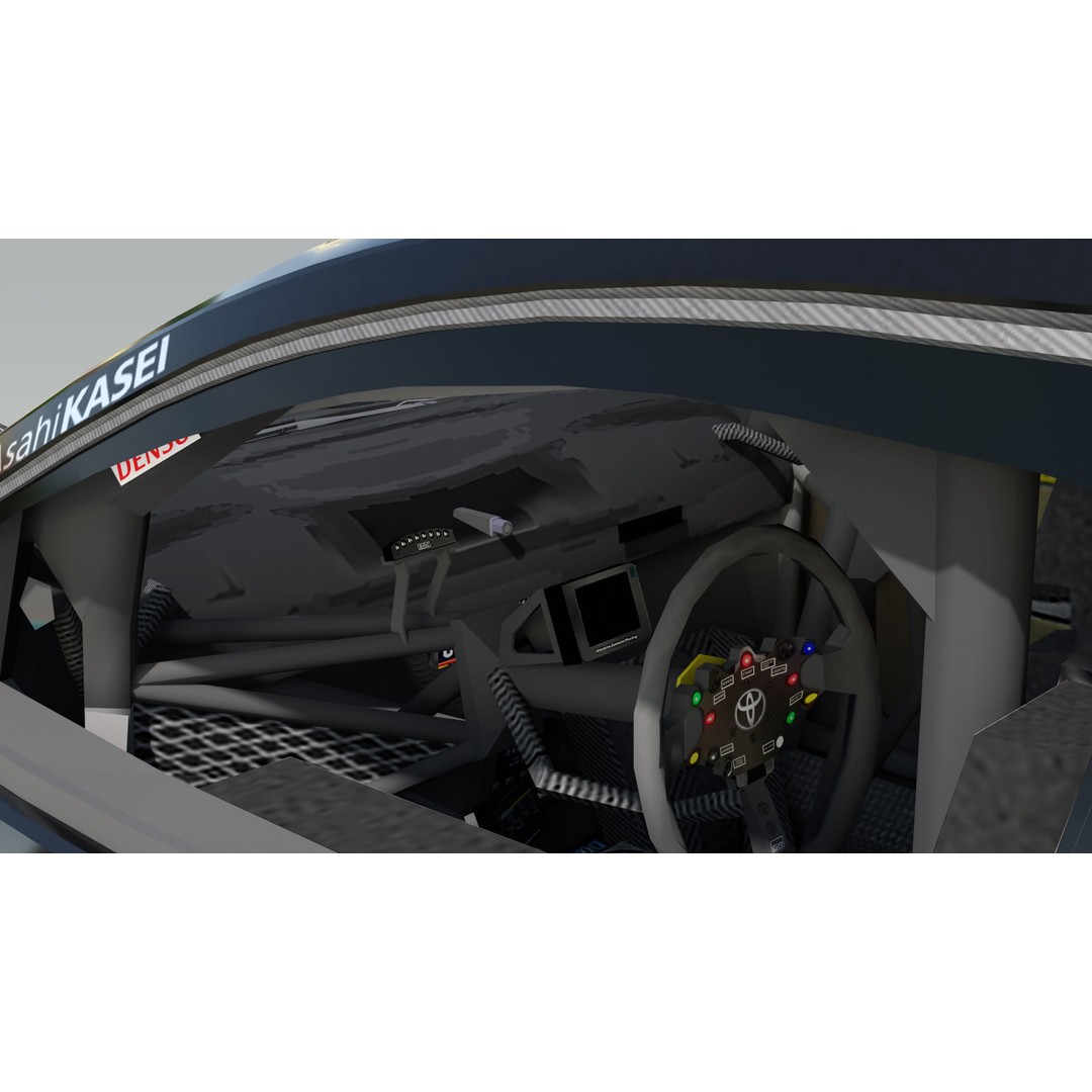 2024 Toyota Yaris WRC 3D Model – Low Poly Racing Asset, FBX, OBJ, Blender - View 9