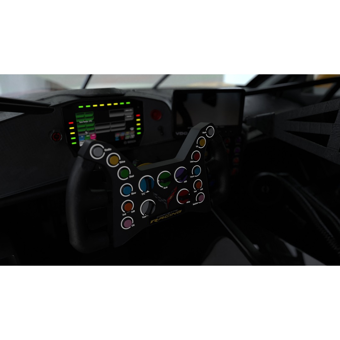 Corvette Z06 GT3 R LMGT3 2025 3D Model – High-Quality Racing Asset, FBX, Blender