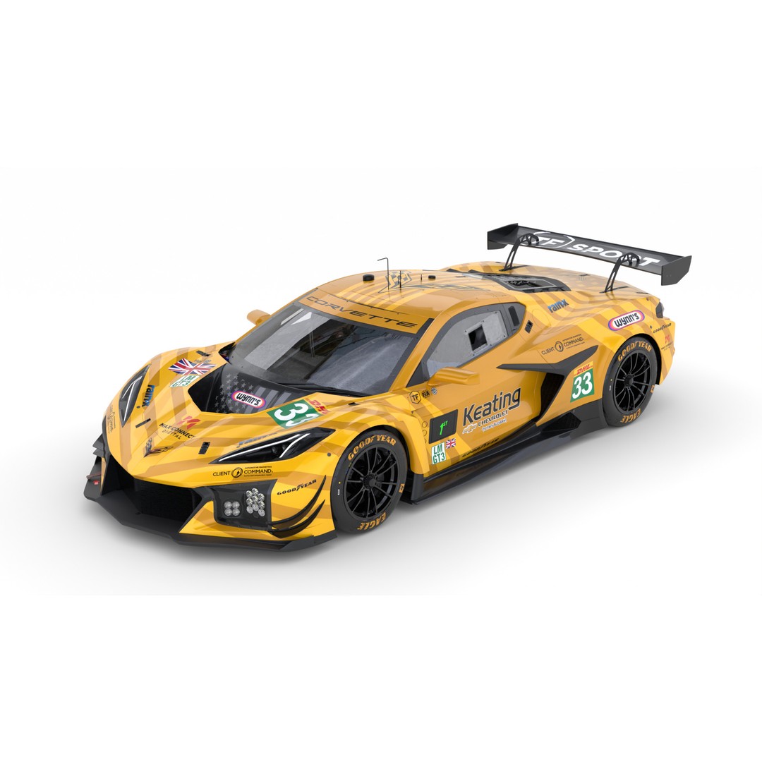Corvette Z06 GT3 R LMGT3 2025 3D Model – High-Quality Racing Asset, FBX, Blender - View 3